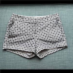 J. Crew Factory Navy & White Eyelet Shorts - SZ 0 🔷